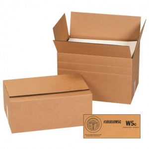 two weather resistant boxes on white background with mil spec W6C stamp enlarged