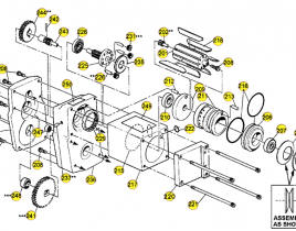 Sealer Air Motor and Gear Housing