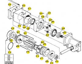 Tensioner Air Motor Assembly