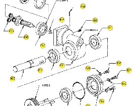 Tension Gear Housing Assembly