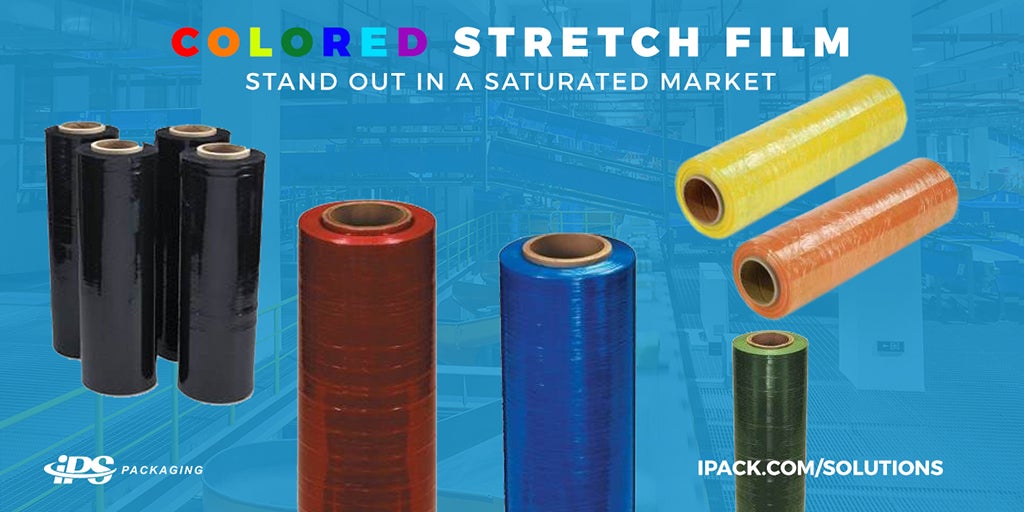 Colored stretch wrap: Stand out in the market