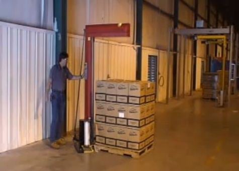 Video: Electric Overhead GW-1500 Pallet Wrapper Demonstration